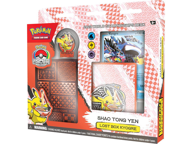 Pokémon Jeu De Cartes Coupe Du Monde 2023 - Deck Shao Tong Yen - 60 Cartes + Accessoires Championnats