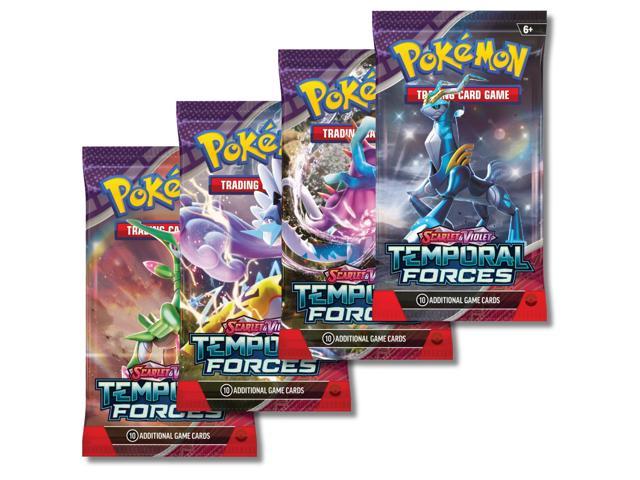 Pokemon Scarlet & Violet Temporal Forces | 4 Booster Packs - Newegg.com