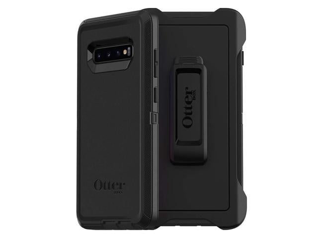 Photo 1 of OtterBox DEFENDER SERIES Case & Holster for Galaxy S10 Plus (ONLY) - Black