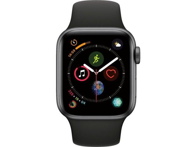 Used - Good: Apple Watch Series 4 GPS, 40mm Space Gray Aluminum Case with  Black Sport Band - Newegg.com