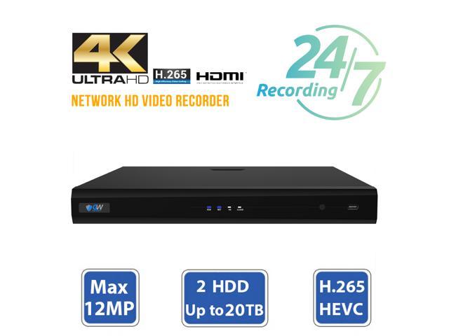 GW 8 Channel 4K Smart NVR H.264/H.265 