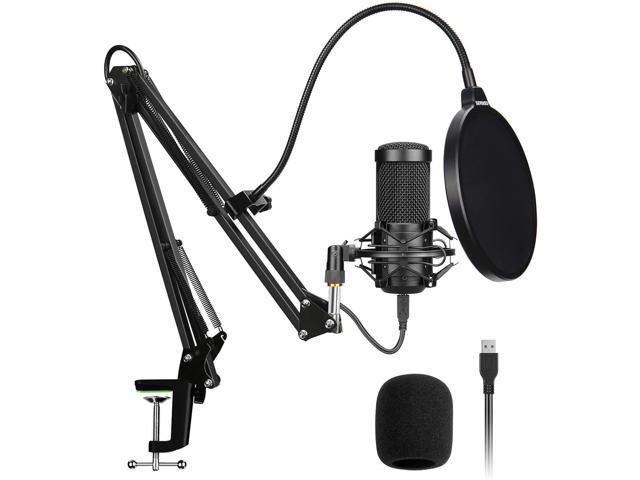 Shock Mounts in Vocal Recording Broadcasting and Press Conference Neewer Adjustable Microphone Bar Zinc Alloy Construction with 5/8-inch Screws for Holding 2 Mics or Boom Arms 