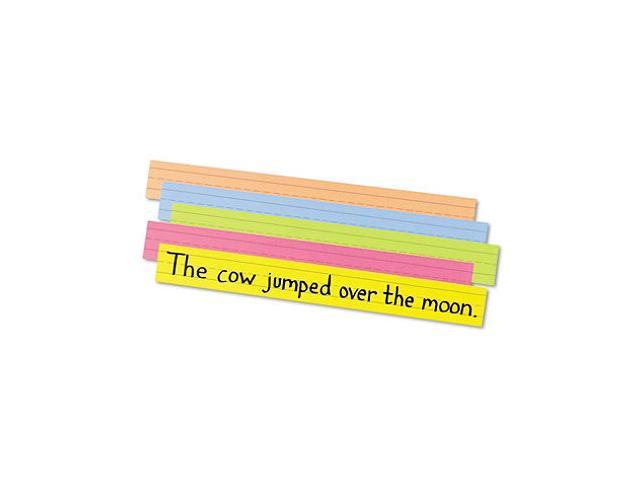 Photo 1 of Pacon Sentence & Learning Strips, 3" x 24", Super-Bright Assorted Colors, 100/Pack