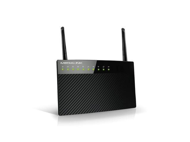 Medialink AC1200 Wireless Gigabit Router - Gigabit (1000 Mbps) Wired Speed & AC 1200 Mbps Combined Wireless Speed (Part# MLWR-AC1200)