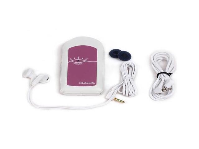 CONTEC Babysound Fetal Doppler,Baby Heart Rate Monitor & Free Earphone - Pink