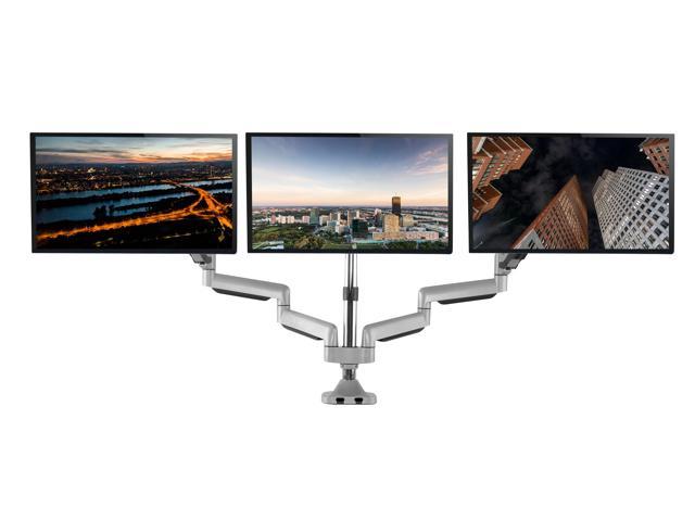 Techorbits Three Monitor Stand Mount Smartswivel Triple