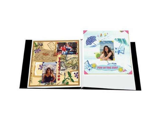 Photo 1 of Pioneer Photo Albums Refill Pages for Most Snapload, Post-Bound, 3-Ring,Staple-Strap Style Scrapbooks (12x12", White, Pack of 5)