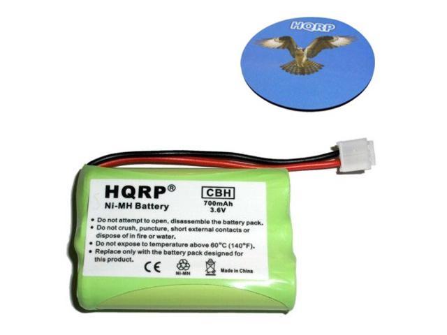 27934GE1 HQRP Phone Battery Compatible with General Electric GE 27933GE2 27934GE2 2-7938GE1 27938GE5 Cordless Telephone Plus Coaster 
