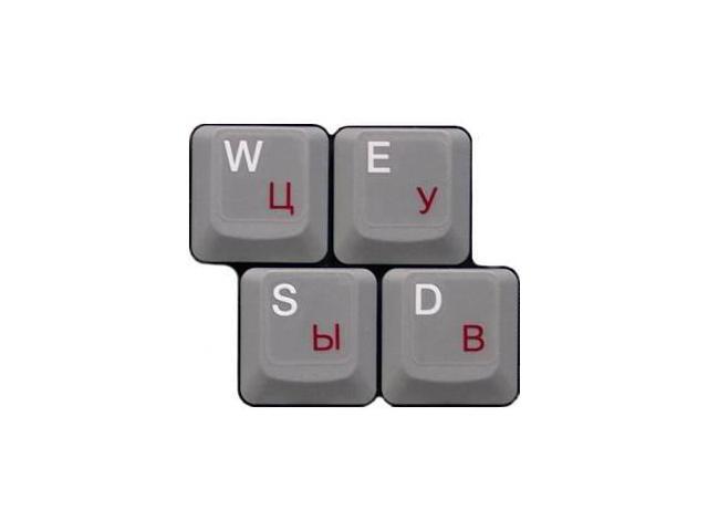 HQRP QWERTY PC Laptop Keyboard Stickers English Black Letters