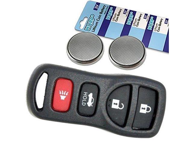 HQRP Remote Case Shell FOB 4 Buttons for Infiniti I35 2002 2003 2004 02 03 04 
