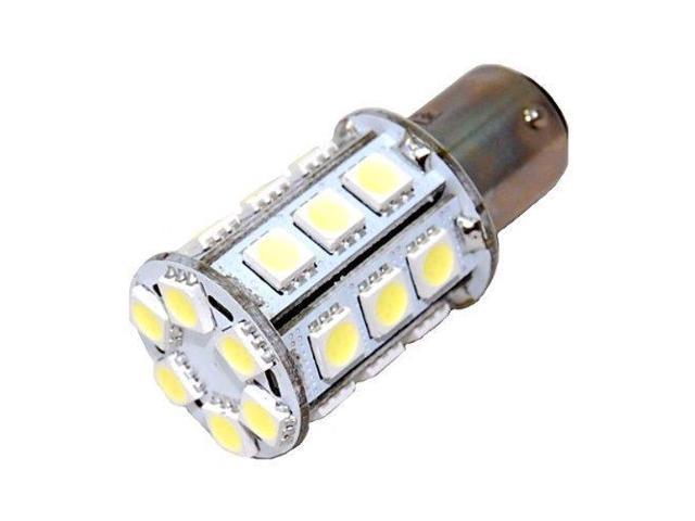 HQRP Ba15d Bayonet Base 24LEDs Dual Contact SMD LED Marine Boat Bulb ...