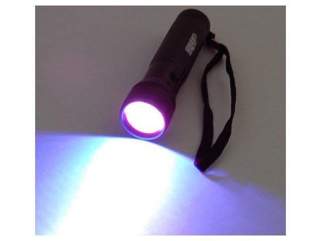 HQRP 365 nm 12 DEL ultra violet lumière noire UV lampe de poche torche