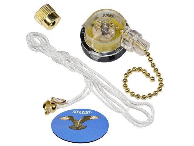Hqrp Ceiling Fan Pull Chain 3 Speed Control Switch For