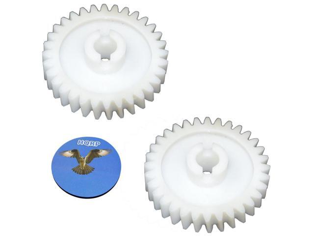 2-Pack HQRP Worm Gear for Master Mechanic 551-4MM 501-4MM 141-4MM Garage System