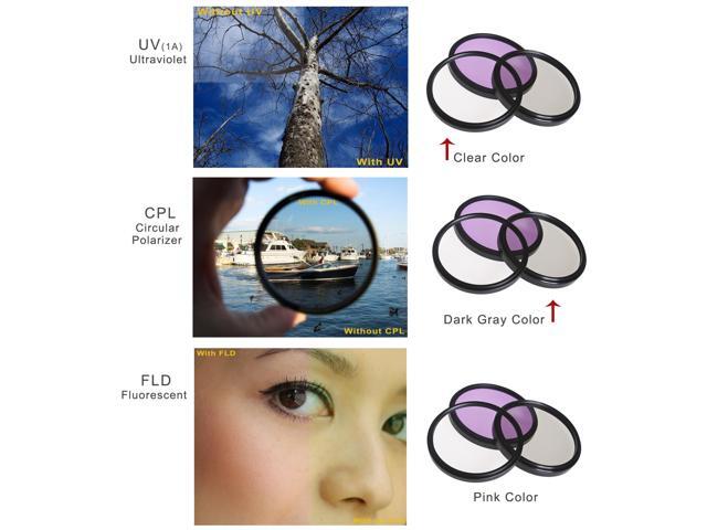 Universal FLD Filter purple internal /& external thread for 58mm threads