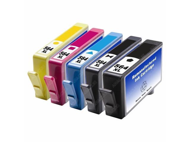 Refurbished 5 Pack Remanufactured Hp 564xl Ink Cartridges Wnew Chip Black Photo Black Cyan Magenta Yellow Neweggcom Refurbished 5 Pack Remanufactured Hp 564xl Ink Cartridges Wnew Chip Black Photo Black Cyan Magenta Yellow Neweggcom