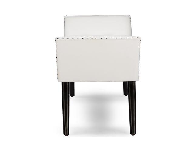 Baxton Studio Tamblin Modern And Contemporary White Faux