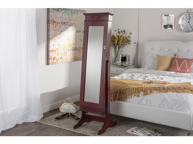 Baxton Studio Bimini Brown Finish Wood Crown Molding Top Free Baxton Studio Bimini Brown Finish Wood