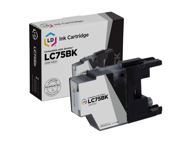 Lc75bk LD Products Compatible Ink Cartridge Replacement for Brother LC75BK ...