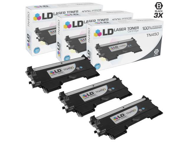 Set of 6 TN450 High Yield Laser Toner Cartridge for Brother Intellifax 2840 2940
