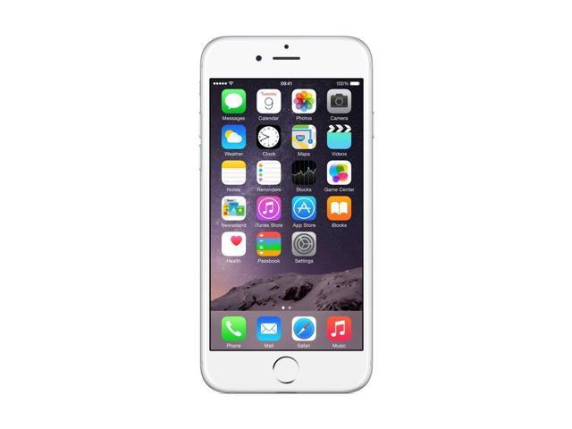 Used Very Good Iphone 6 Plus Silver Gsm Unlocked 64gb Mgav2ll A 14 Newegg Com