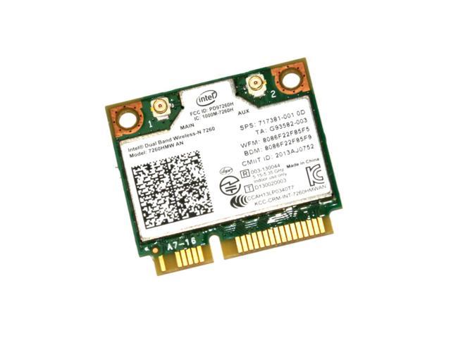 001 Hp Intel Dual Band Wireless N 7260 Wifi Bluetooth 4 0 Card Newegg Com