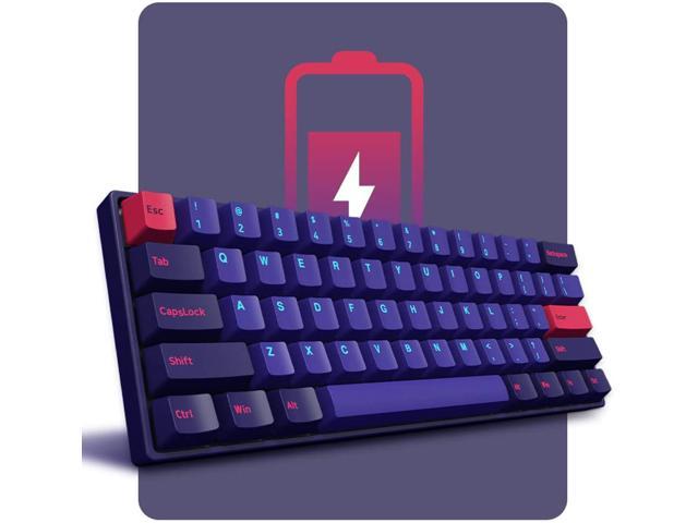 akko 3061 neon gateron switch gaming keyboard