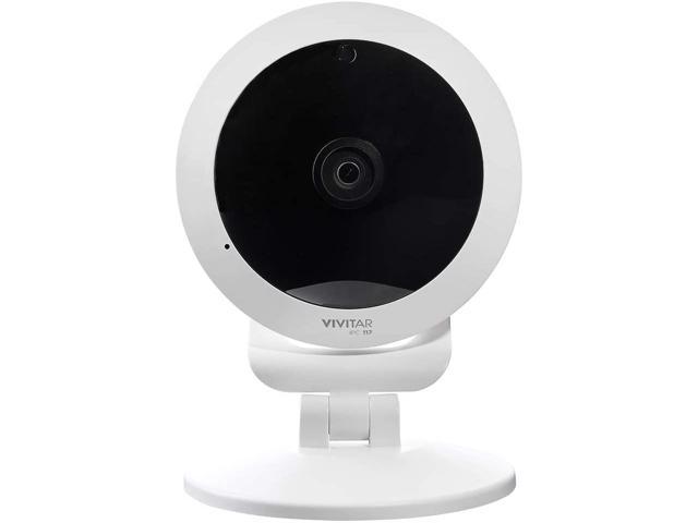 Vivitar IPC-117 1080p Full HD Wi-Fi Smart IP Camera with 360 Degree View Angle Lens, White