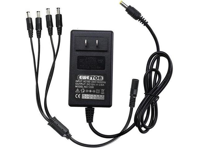  12V 2A Power Supply Adapter, 100V to 12V Adapter, Low Voltage  Transformer, AC to DC Adapter, Use for Wireless Router, Speakers, Hub, CCTV  Camera, Humidifier, with DC Female Connector : Electronics