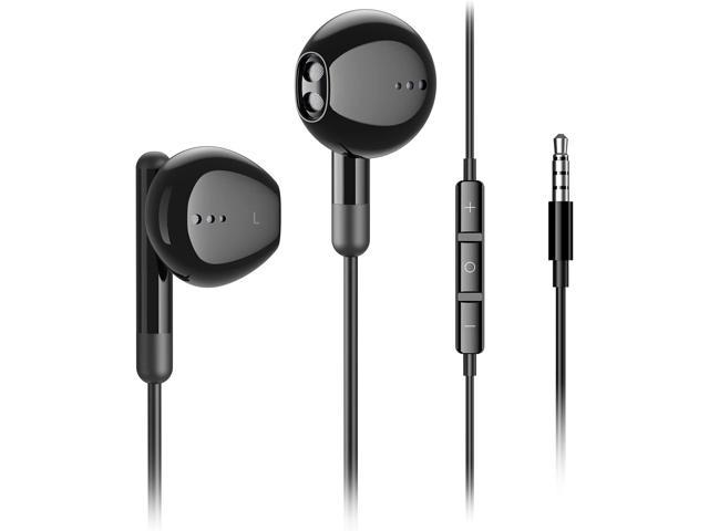 Android Smartphone Powerful Bass Noise Cancelling Earbuds in-Ear Headphones with Mic for iPhone iPod iPad 【Upgraded】 Earbuds Earphones Wired with Microphone 4 Pack Computer Mp3 Players Laptop 