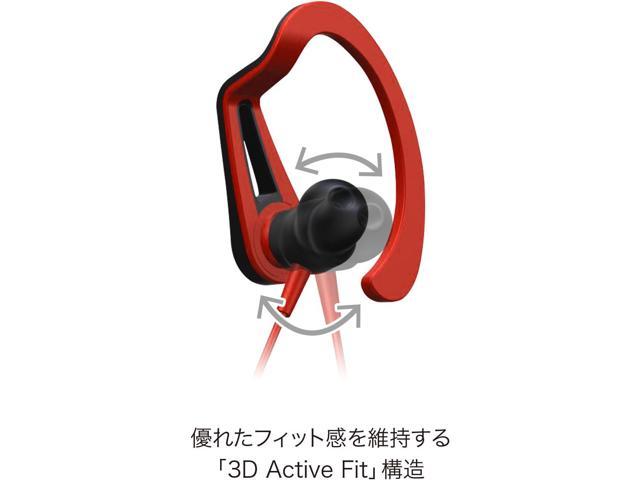Pioneer Wireless Sweat-Resistant Sports Earphones, Red SE-E7BT(R) 
