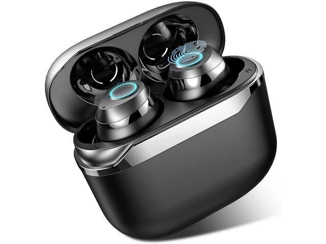 Bluetooth 5.1 Headphones with Noise Cancelling Bluetooth Earbuds with Charging Case and Built-in Mic Deep Bass Waterproof Earphones Premium Sound 30Hrs Playtime Touch Control Wireless Earbuds 