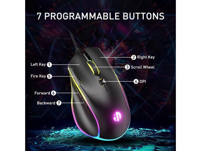 7 key esports game cool mouse