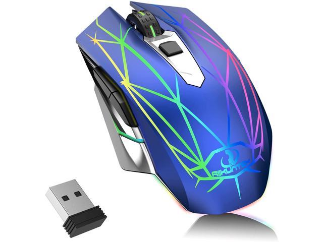 2.4Ghz Wireless Gaming Optical Ergonomic USB Mice 7 Button 1200 DPI For Gamer PC 