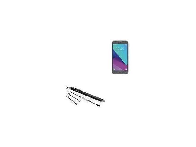 Samsung Galaxy J3 Emerge Stylus Pen AccuPoint Active Stylus Electronic Stylus with Ultra Fine Tip for Samsung Galaxy J3 Emerge Metallic Silver BoxWave 
