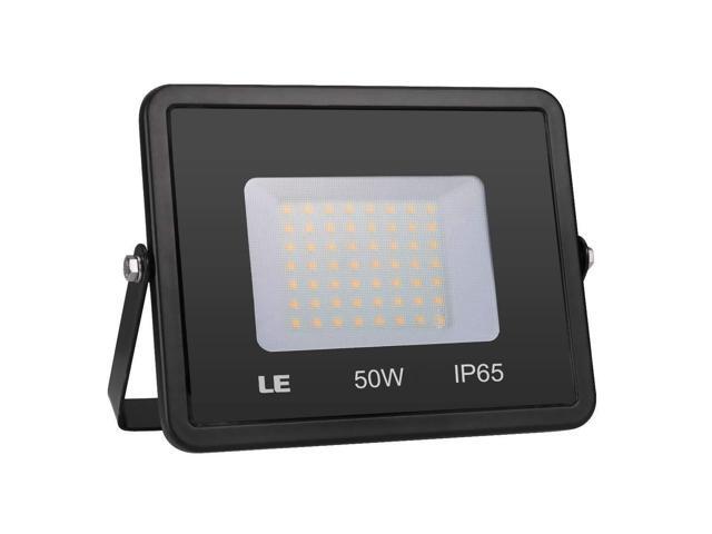 Le 100w 8000lm Super Bright Outdoor Led Flood Lights Daylight White 5000k 250w Hpsl Equivalent Waterproof Security Floodlight