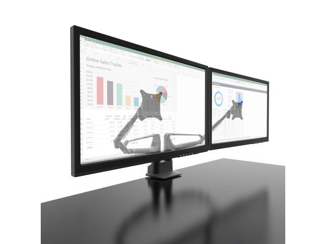 Kanto DMS2000 Dual-Monitor Desktop Mount for 17-inch to 32-inch Displays - Black