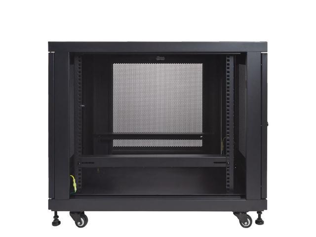 NavePoint 12U Rack Enclosure Server Cabinet Mid Depth 33