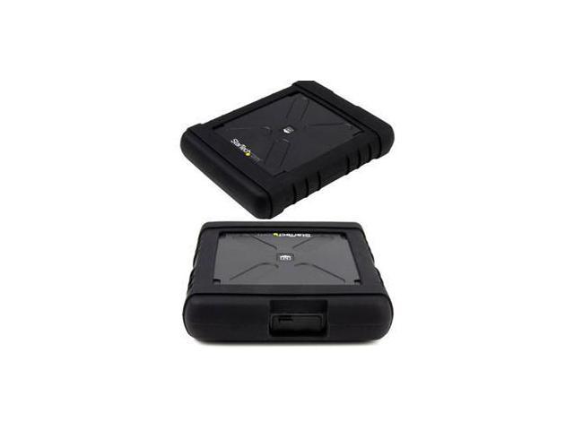 StarTech S251BRU33 2.5" USB 3.0 Hard Drive Enclosure - Rugged - Supports UASP - Tool-Less - IP54 - SSD USB External HDD Enclsoure