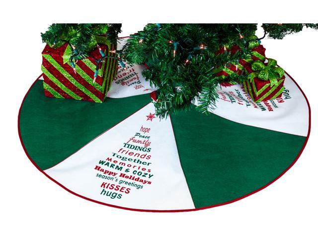 Cheerful Christmas Tree Skirt Cheerful Christmas Tree Skirt