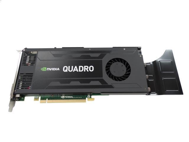 Certified Refurbished Nvidia Quadro K4200 4GB GDDR5 256-bit PCI Express 2.0 x16 Full Height Video Card with Rear Bracket