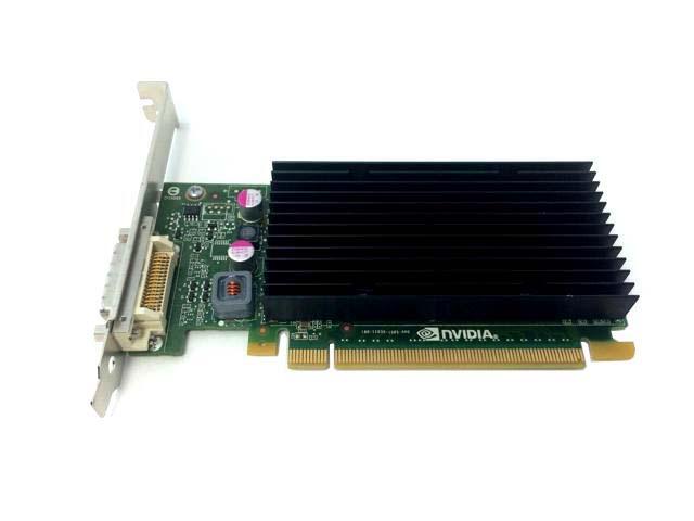 NVIDIA QUADRO NVS 300 512MB PCI-E Low Full Pro Video Card /& Dual VGA DVI Monitor