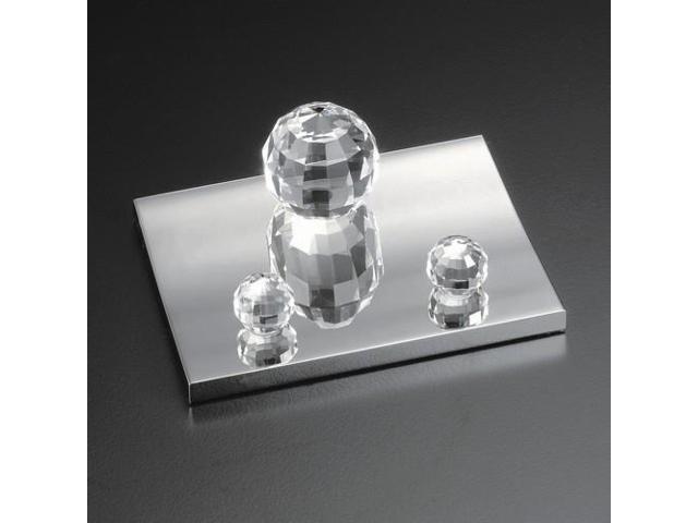 Crystal Desk Top Business Card Holder Gift Box 4 X 3 X 1 1 2