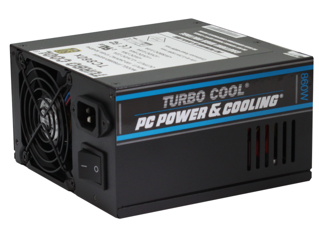 PC Power & Cooling Turbo-Cool Series 860 Watt (860W) 80+ Gold Non Modular Active PFC Industrial Grade ATX PC Power Supply 7 Year Warranty FPS0860-A4H0X