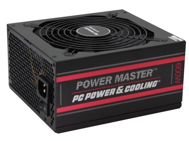 PC Power & Cooling Power Master 600 Watt, 80 Plus Bronze, Semi-Modular, Active PFC, Industrial Grade ATX PC Power Supply, 3 Year Warranty, FPS0600-A2S00