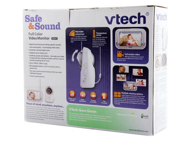 vtech safe and sound full color video monitor