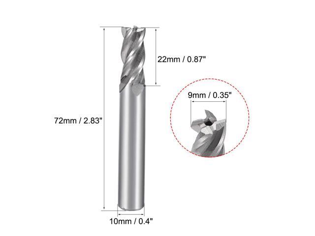 20mm x 20mm x 38mm x 104mm 4 Flutes Straight HSS End Mill Milling Cutter