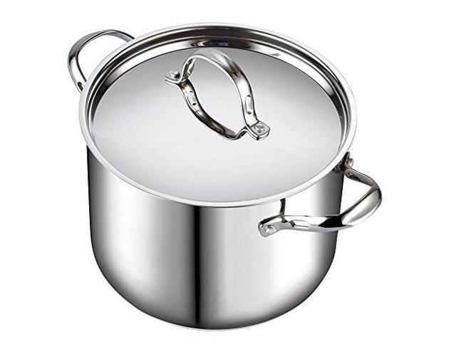 Photo 1 of *MISSING LID* cooks standard 02520 quart classic stainless steel stockpot with lid, 12qt, silver