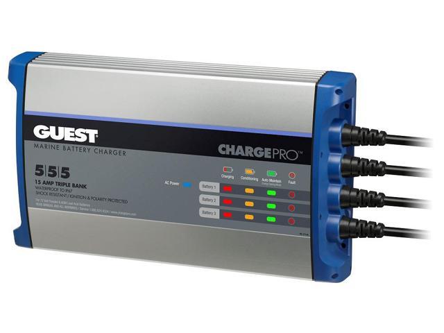 Photo 1 of Guest On-Board Battery Charger 15A / 12V - 3 Bank - 120V Input Amps - Output = 15A ; Amps Per Bank = 5A ; Banks =