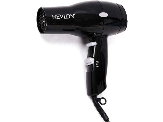 Revlon Essentials 1875w Black 2 Heat Compact Hair Dryer Rvdr5034 6551